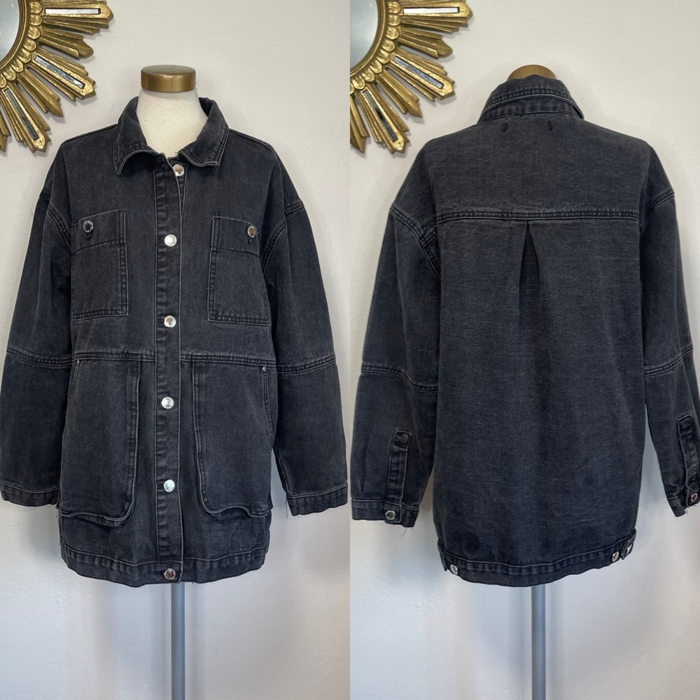IMOS Denim Long Jacket - Picture 6 of 16